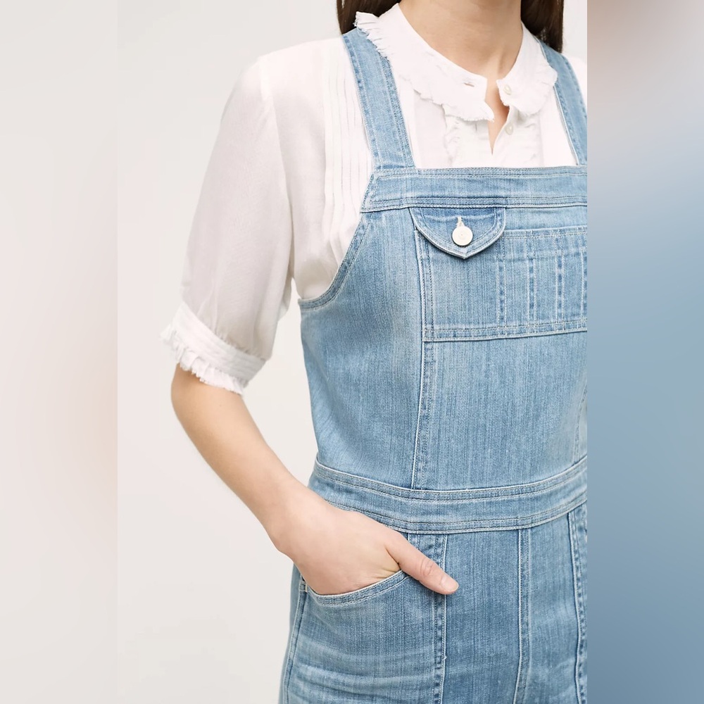 Citizens of Humanity Katie Flare Leg Overalls Size XS Blue Boho Anthropologie - Picture 12 of 12